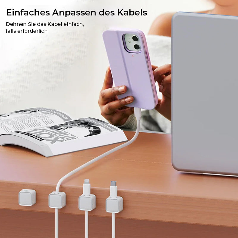 Magnetischer Kabelspeicher-Organizer（6 Stk）
