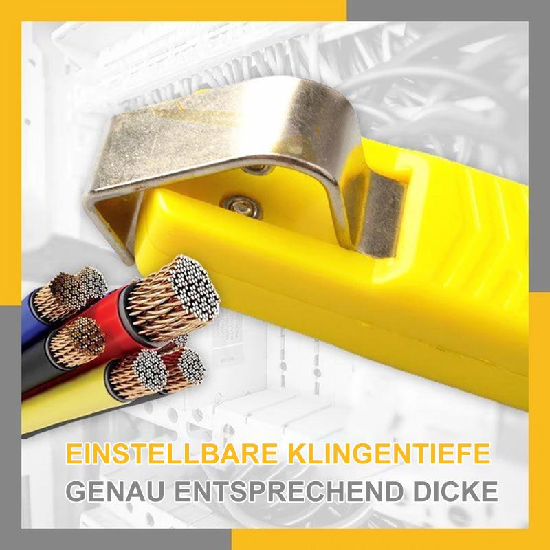 Einstellbares Kabelabisoliermesser