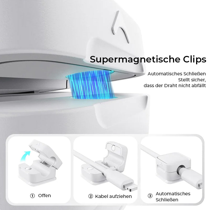 Magnetischer Kabelspeicher-Organizer（6 Stk）
