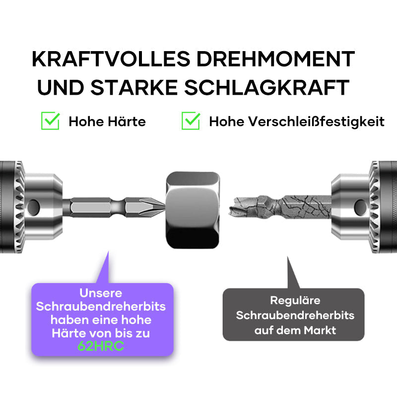🔧Verbesserte Rutschfeste Stoßfeste Bohrer(6-teiliges Set)