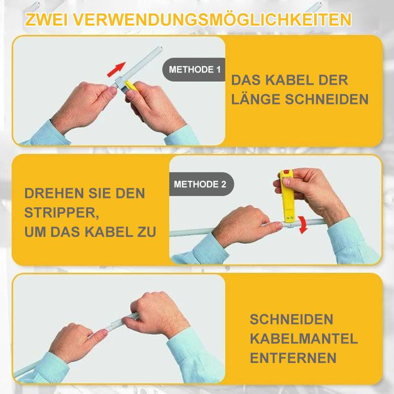 Einstellbares Kabelabisoliermesser