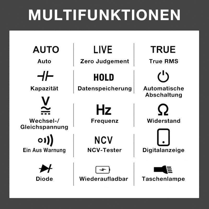 🔥Kostenloser Versand🔥Intelligentes Digital-Multimeter