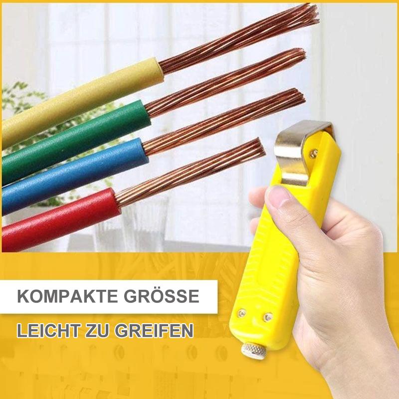 Einstellbares Kabelabisoliermesser