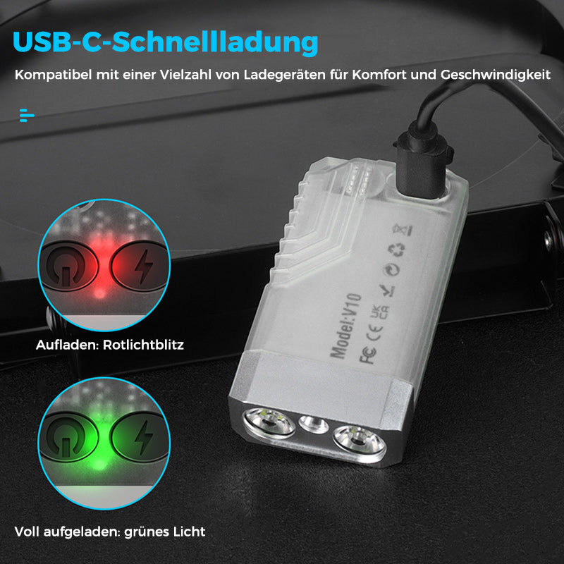 ✨Verkauf✨Tragbare Mini-Taschenlampe V10