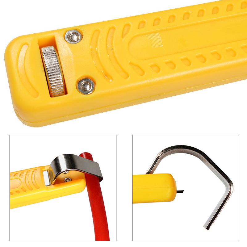 Einstellbares Kabelabisoliermesser