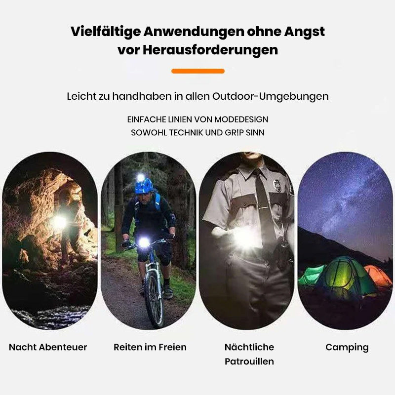 🔦Am Kopf montierte Sensor-Taschenlampe