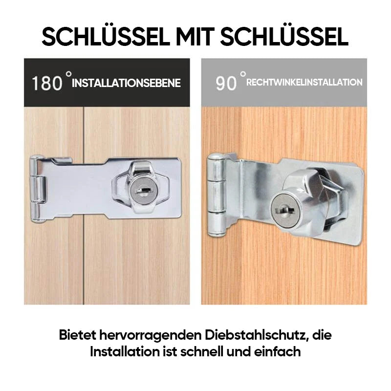🔒Türschloss ohne Bohren🔒