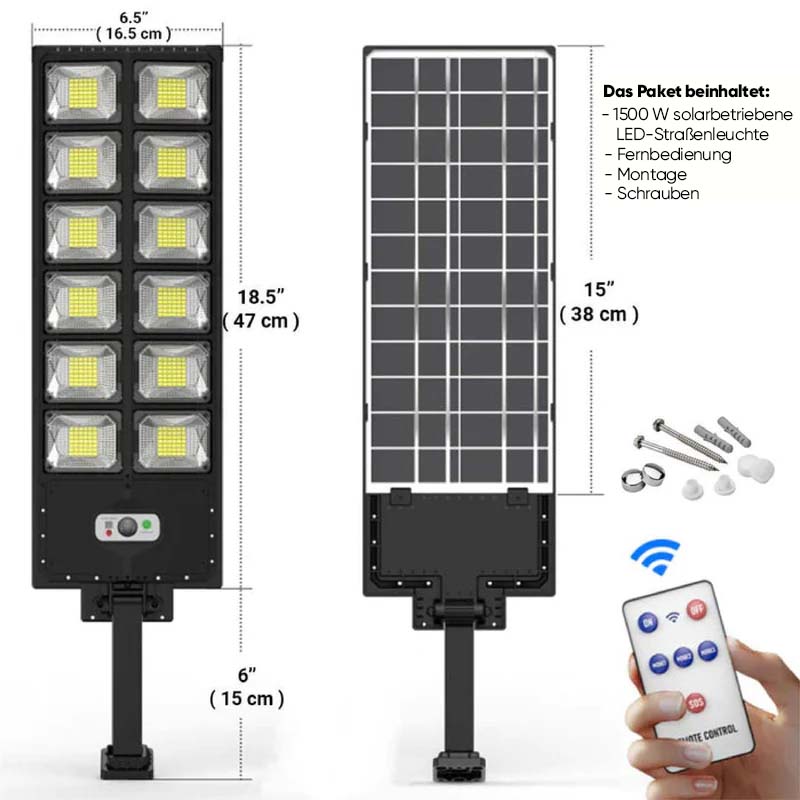 Solar-LED-Lampe für den Außenbereich