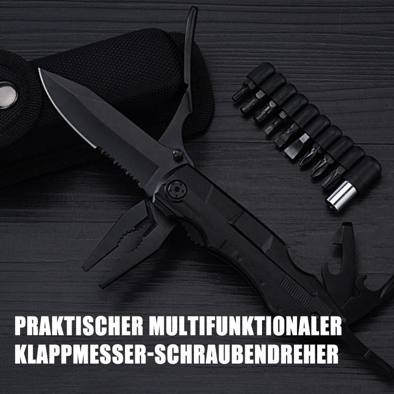 Praktischer multifunktionaler Klappmesser-Schraubendreher