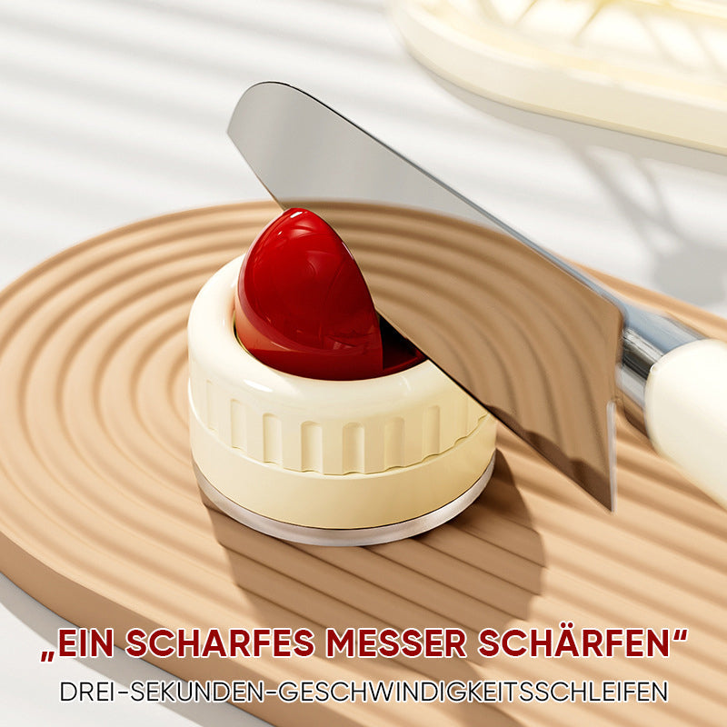 Mini-Messerschärfer mit Saugfuß