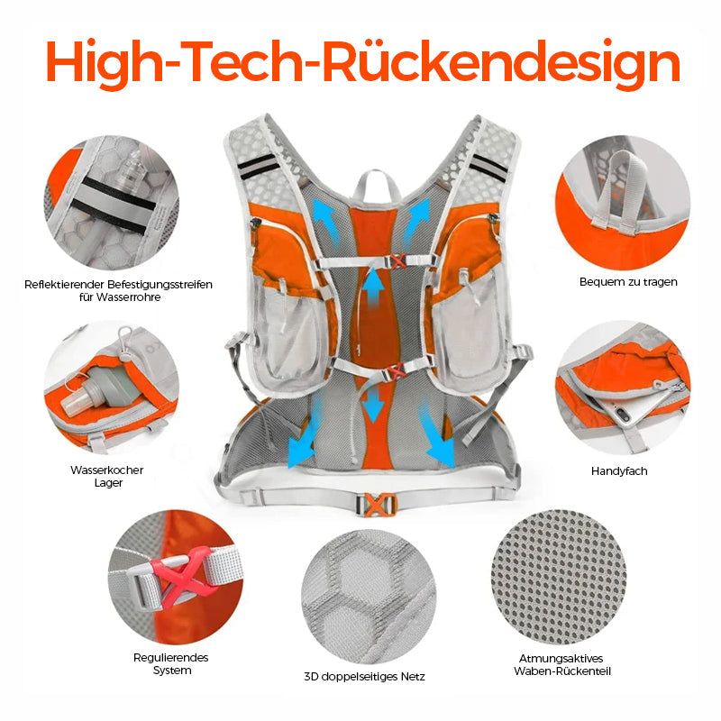 Leichte Und Atmungsaktive Rucksack-Fahrradtasche