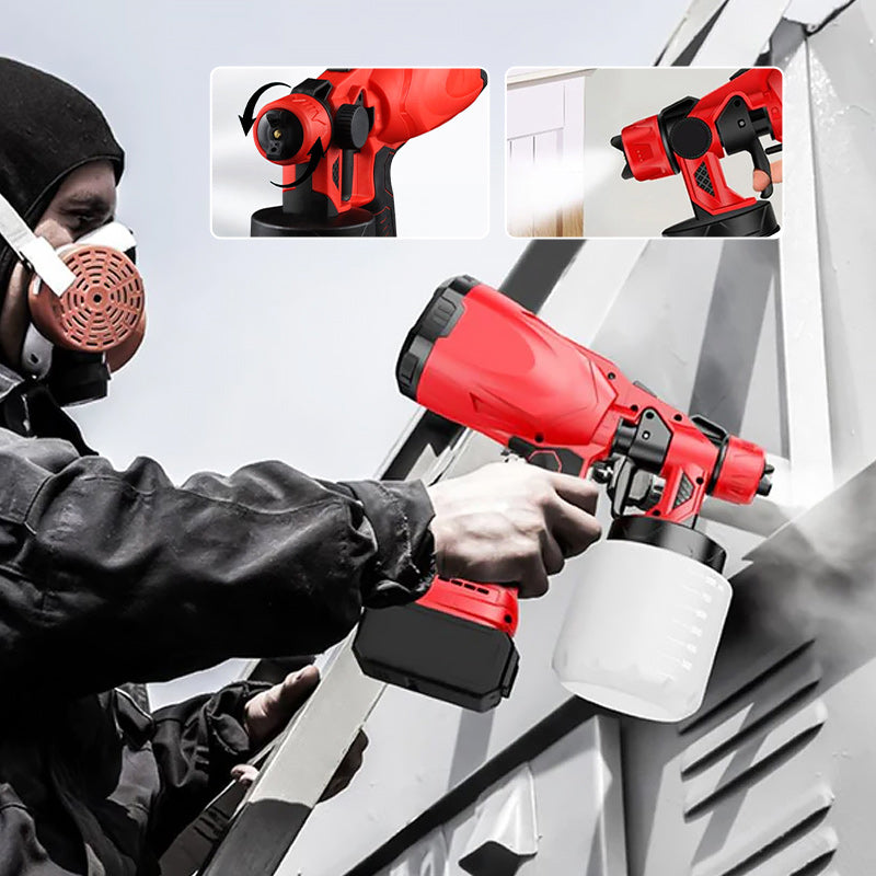 (🔥Kostenloser Versand🔥)Tragbare automatische Hochdruck-Farbspritzpistole