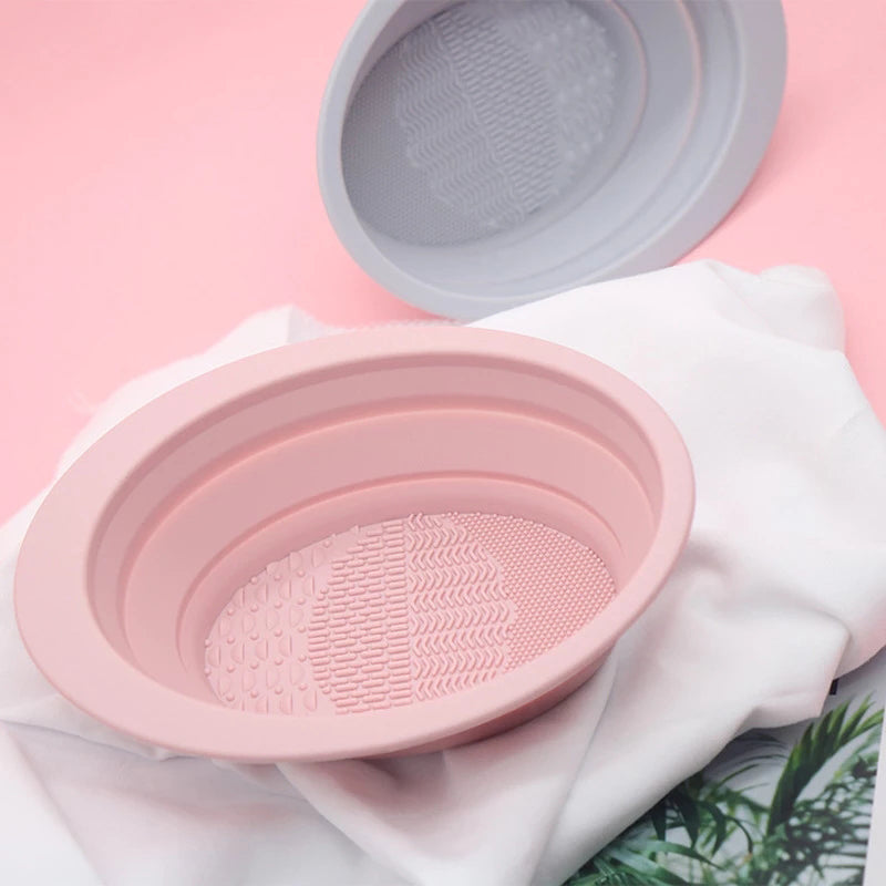 Reinigungsschale für Make-up-Pinsel aus Silikon