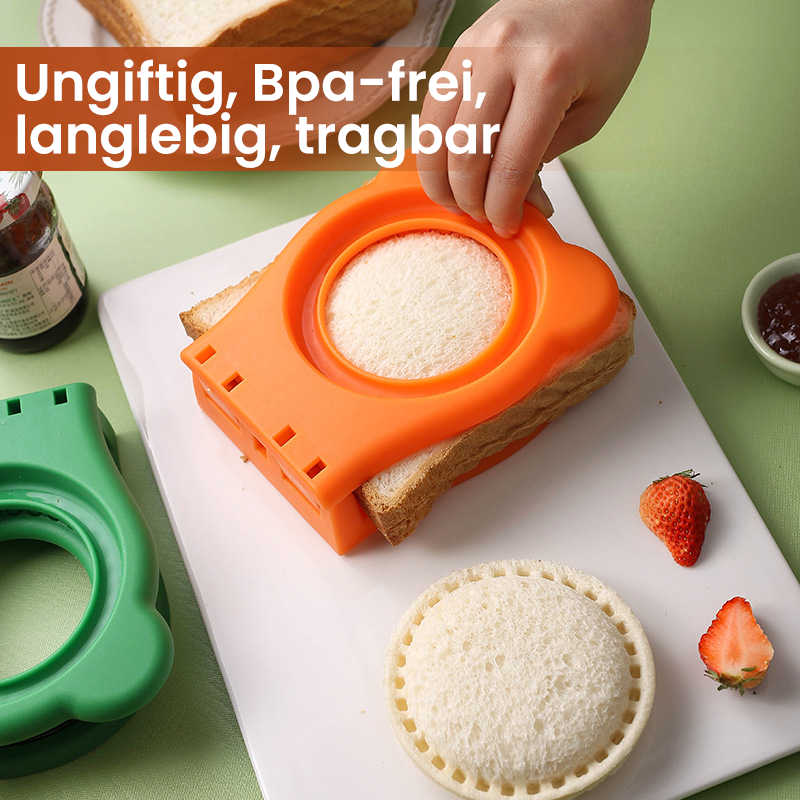 🍞Maschine zum Schneiden und Verschließen von Sandwichformen
