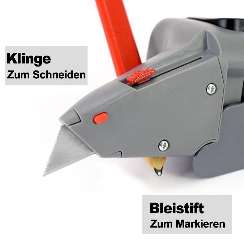 All-in-One Handwerkzeug mit Maßband und Universalmesser