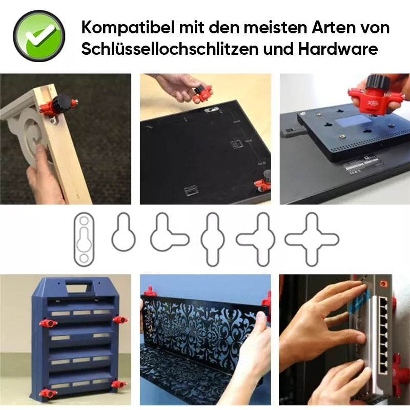 🔥🔥Messender schraubenloser Wandbohrsucher mit Libelle