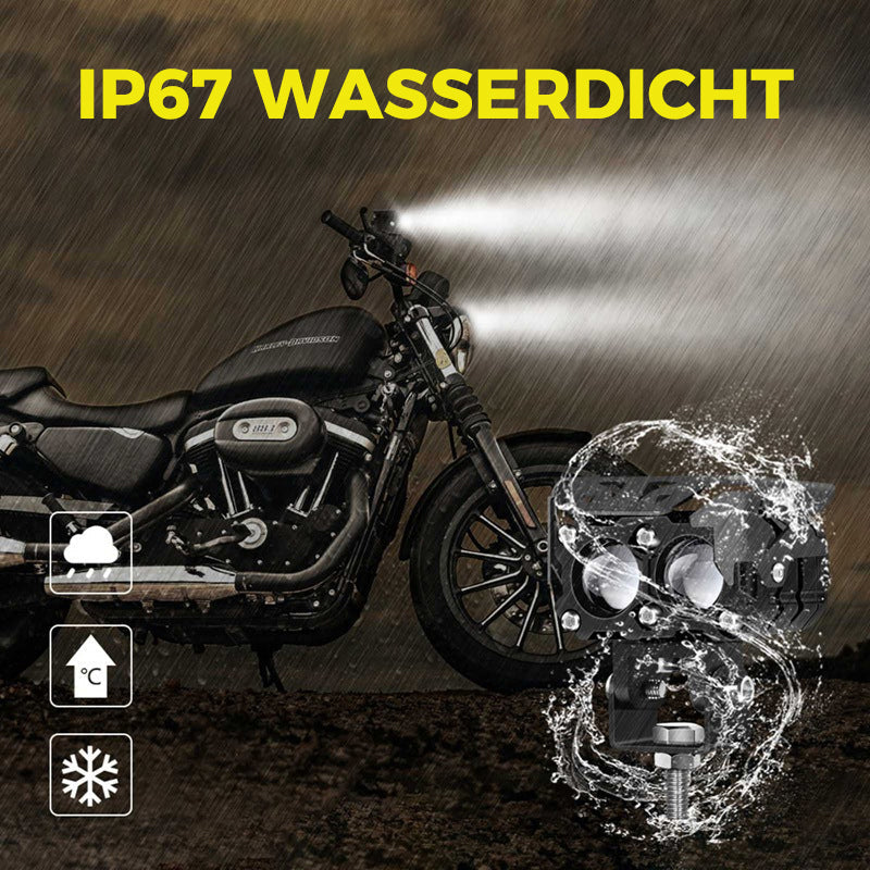 😮Motorrad fahrende LED-Zusatzscheinwerfer😎