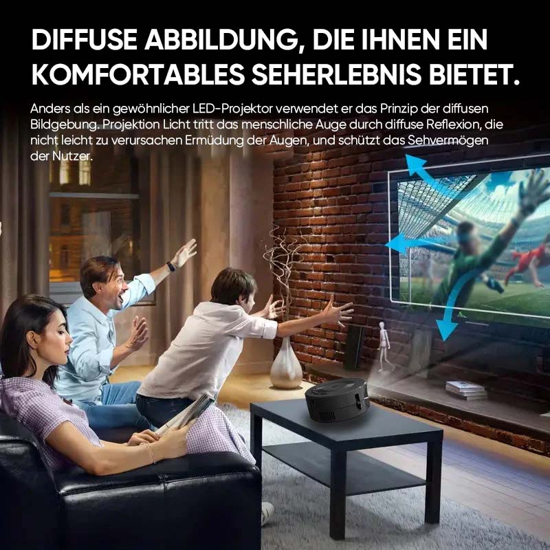 Tragbarer Mini-Mikroprojektor