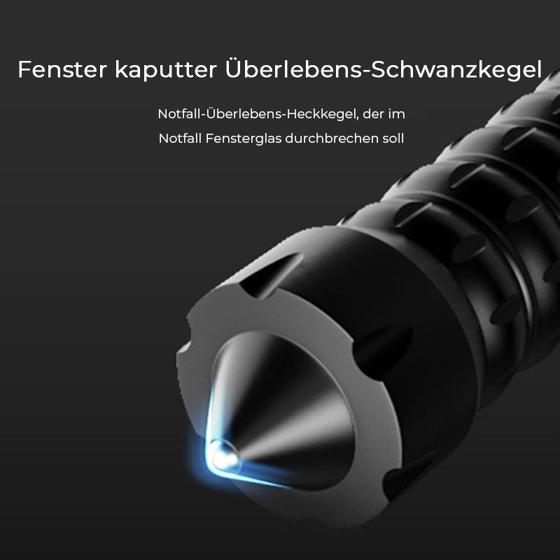 🔦🔥Wiederaufladbare Taschenlampe zur Selbstverteidigung