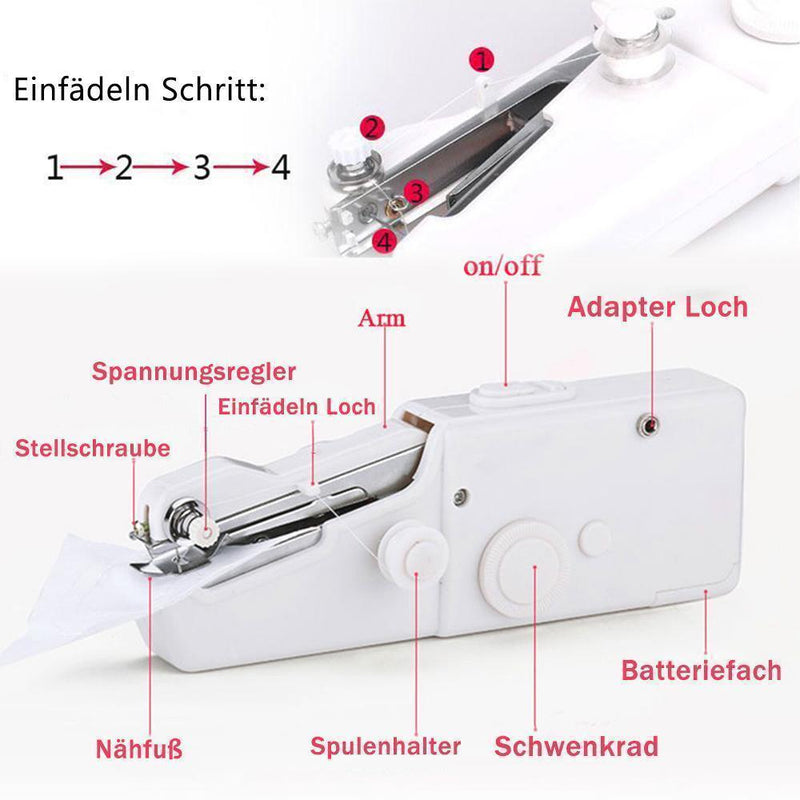 🔥Muttertagsangebot – 55 % Rabatt🔥Tragbare Mini Handnähmaschine