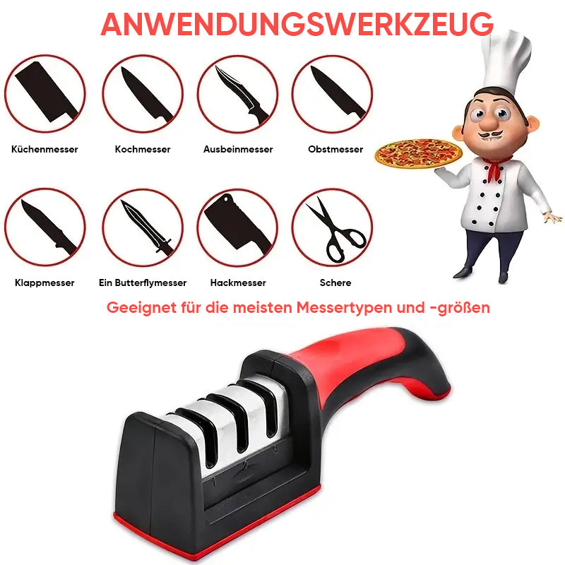 🔪Professioneller 4-Stufen-Messerschärfer