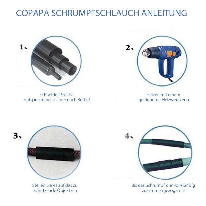 😮USB-Kabel-Schrumpfschlauch（280Stücke）👍
