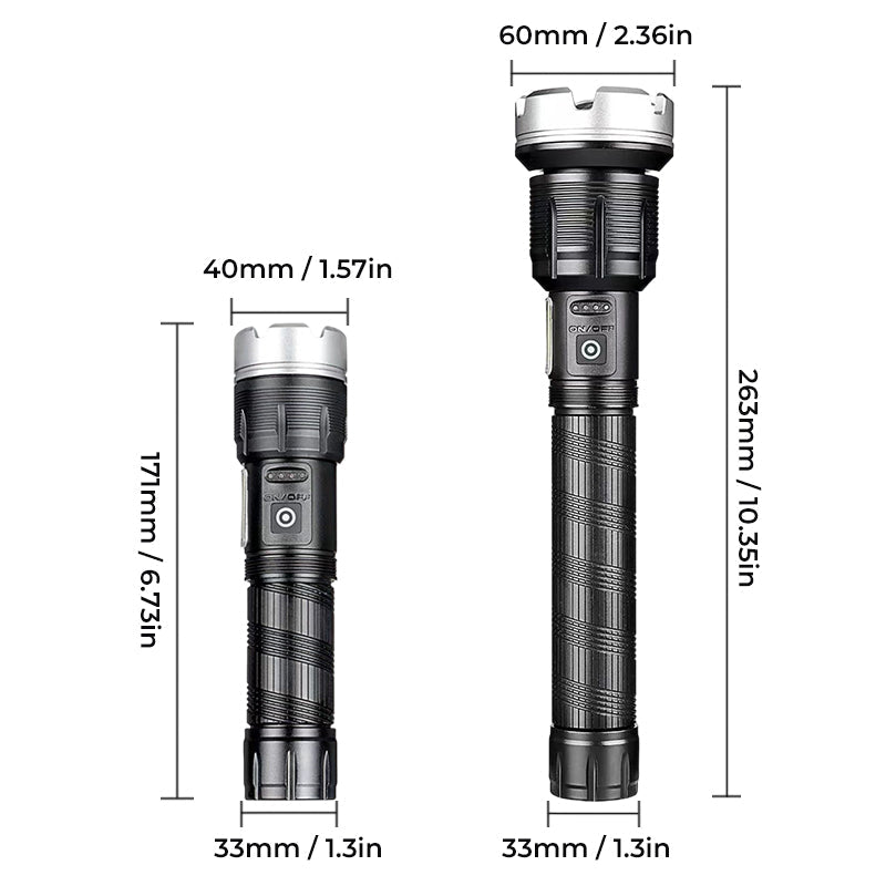 🔦🔦LED-Zoom-Taschenlampe