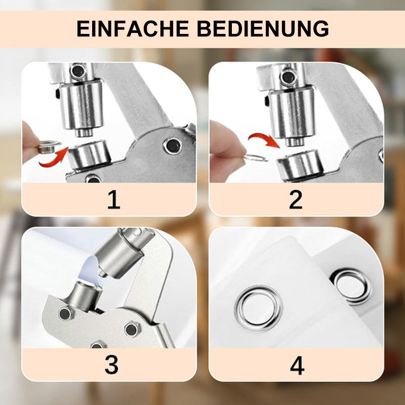 Ösenzange für Planen Mit 500 Ösensätzen