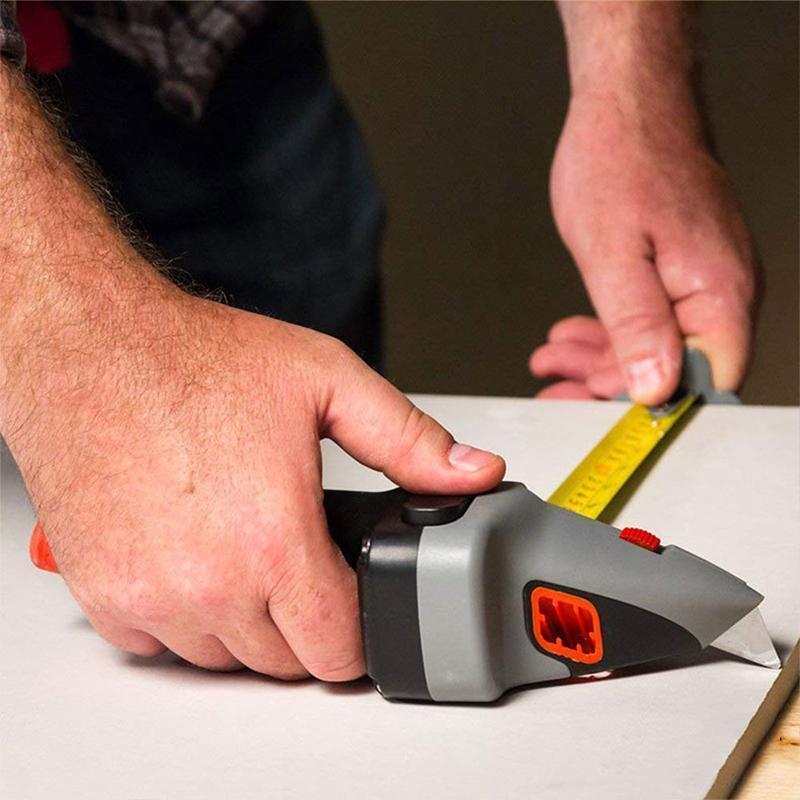 All-in-One Handwerkzeug mit Maßband und Universalmesser