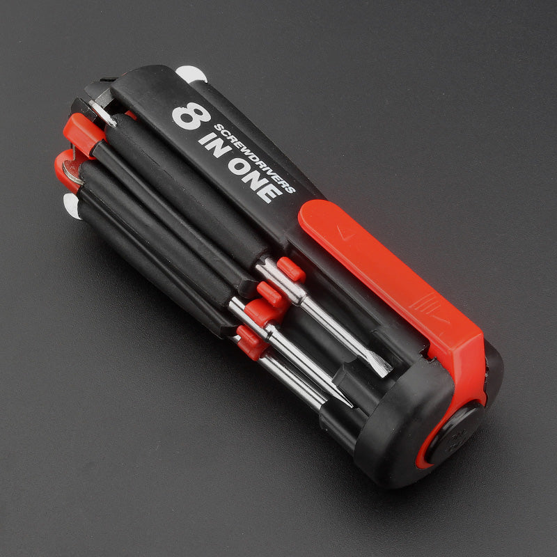 😮8-in-1-Schraubendreher mit LED-Taschenlampe👍