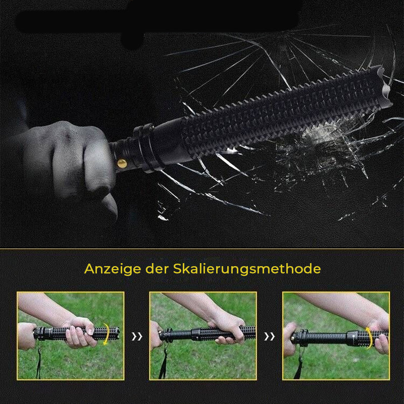🔦🔥Wiederaufladbare Taschenlampe zur Selbstverteidigung