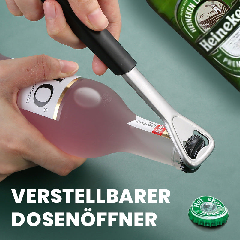 Verstellbarer Flaschenöffner aus Edelstahl