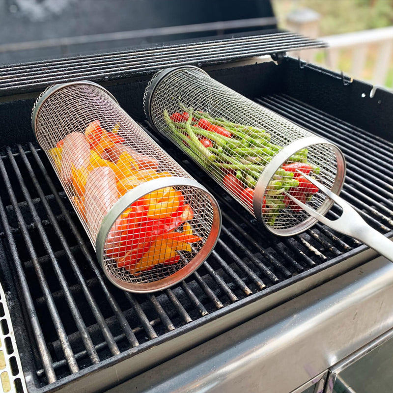 🎉Zylindrischer Grillkorb💕