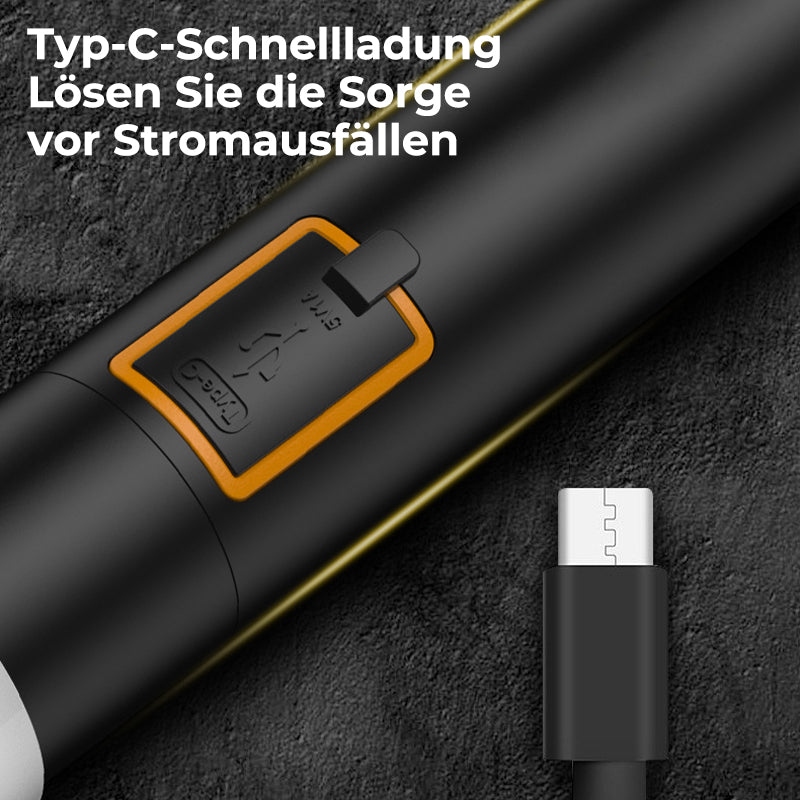 Aluminium-Taschenlampe mit starkem Licht