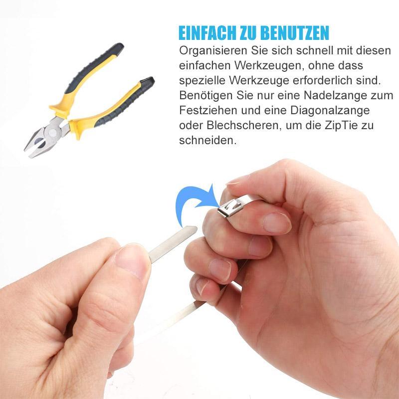 💥Mehrzweck-Kabelbinder aus Metall💥