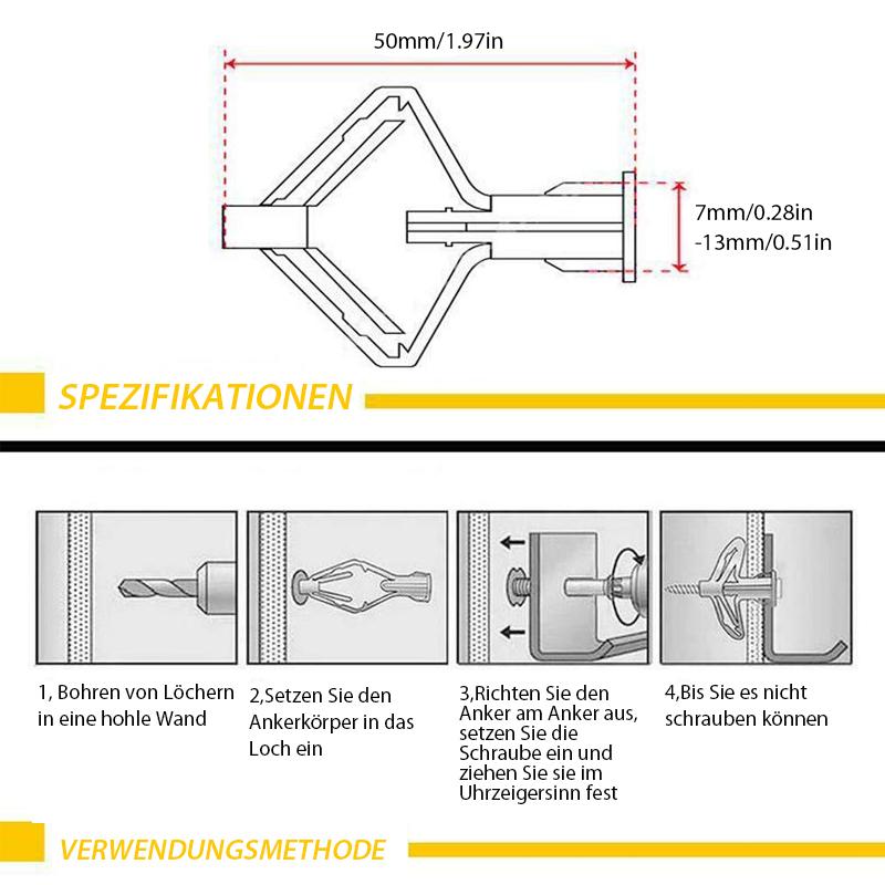 Flugzeug-Expansionsankerbolzen
