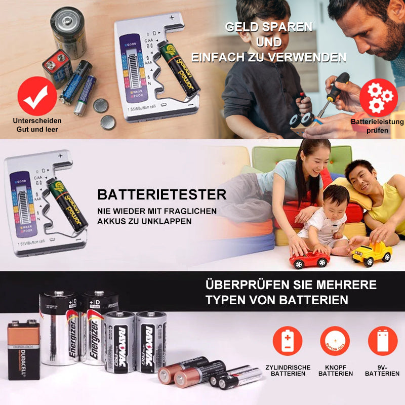 Praktischer Batterietester