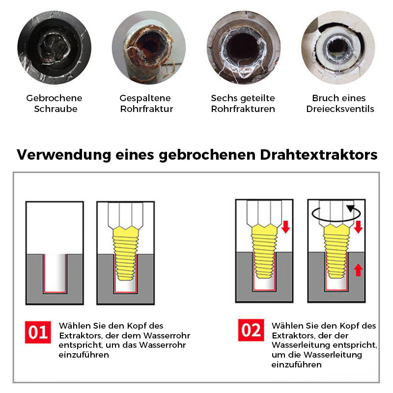 💥Doppelkopf-Schraubenentferner💥