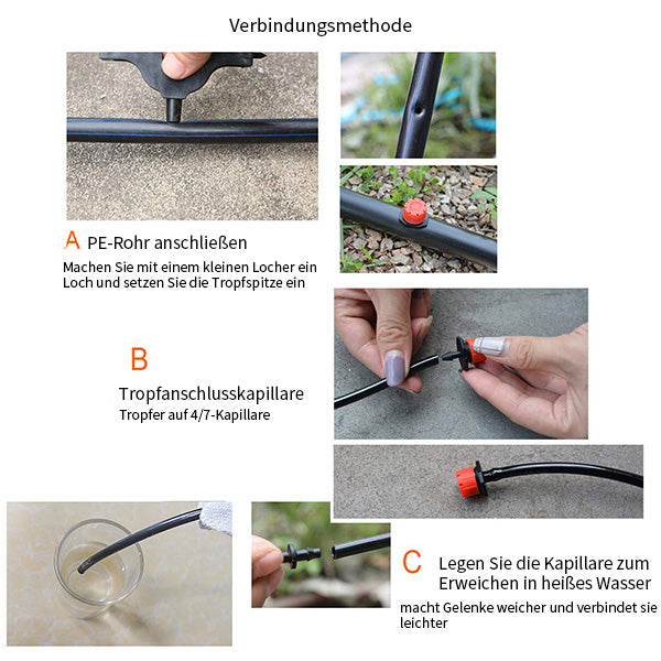 💦Verstellbare Tropfdüsen für die Bewässerung💦