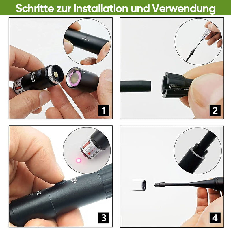 🔥Sommerschlussverkauf - 50 % Rabatt🔥Einstellbares rotes Laservisier-Kit