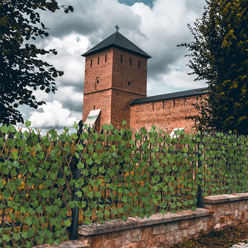🏡 🍃Erweiterbarer Faux-Sichtzaun