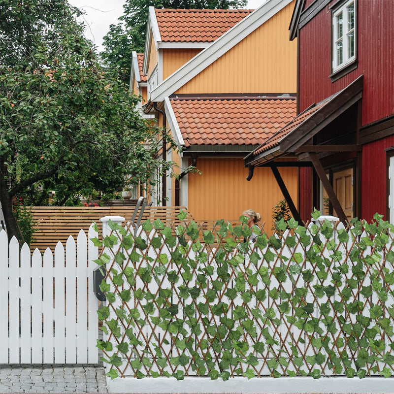 🏡 🍃Erweiterbarer Faux-Sichtzaun