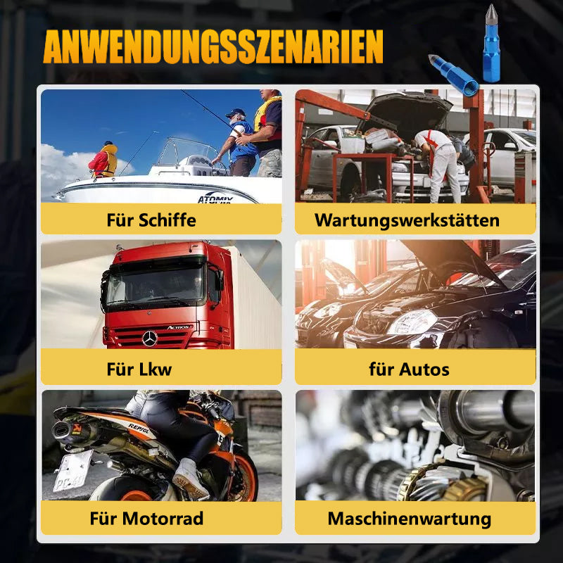 Hochleistungs-Fettpresse mit spitzem Mund