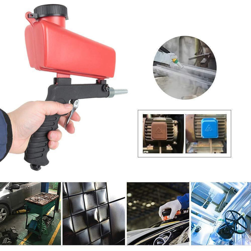 Tragbares Premium-Schwerkraft-Sandstrahler-Kit