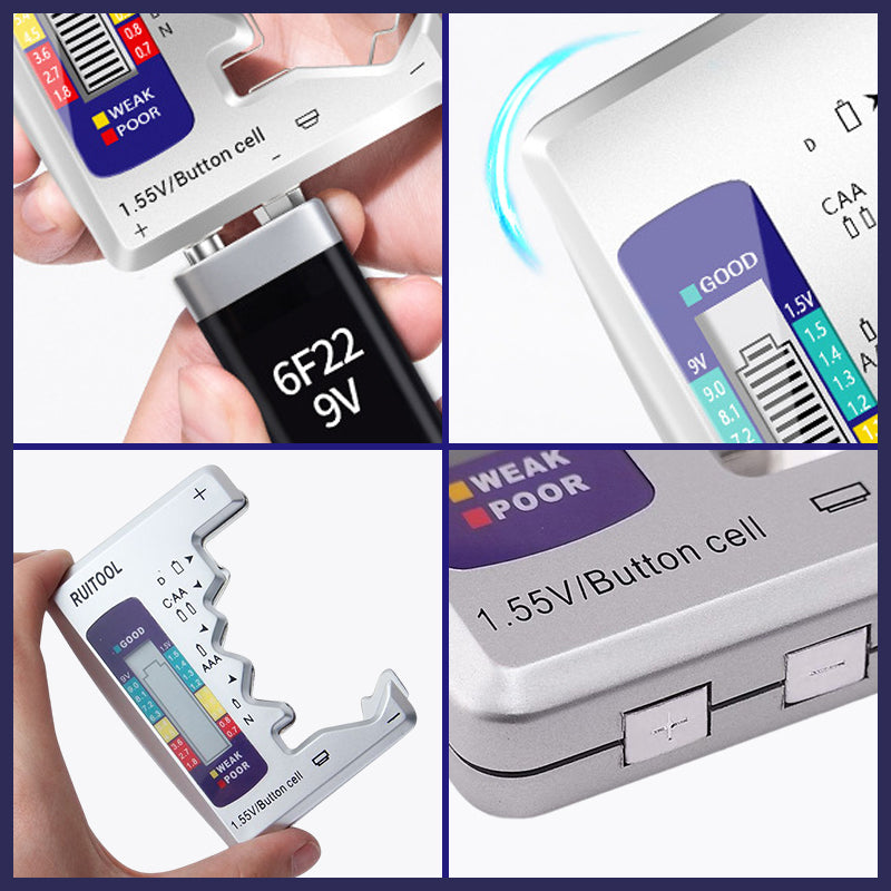 Praktischer Batterietester