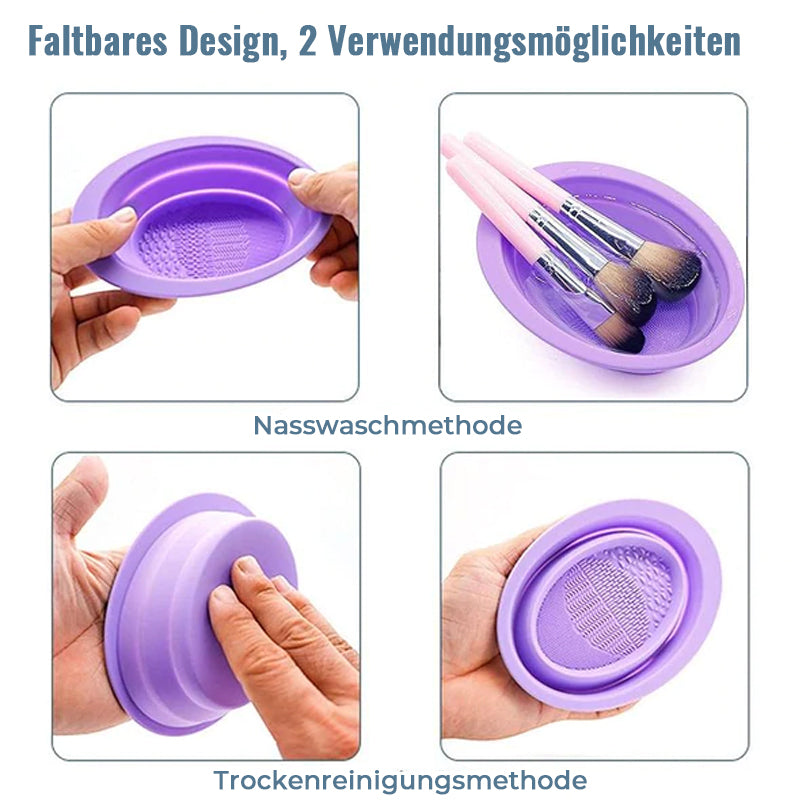 Reinigungsschale für Make-up-Pinsel aus Silikon