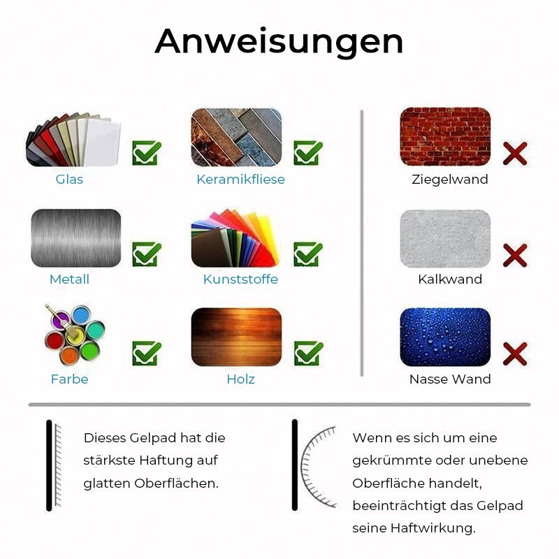 Multifunktionaler Nano-Aufkleber ohne Spuren