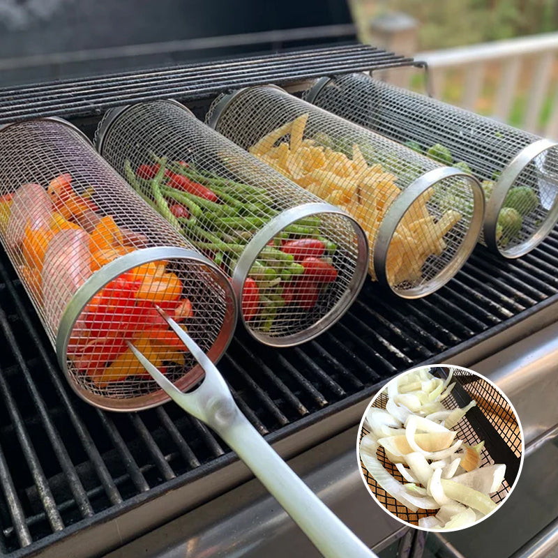 🎉Zylindrischer Grillkorb💕