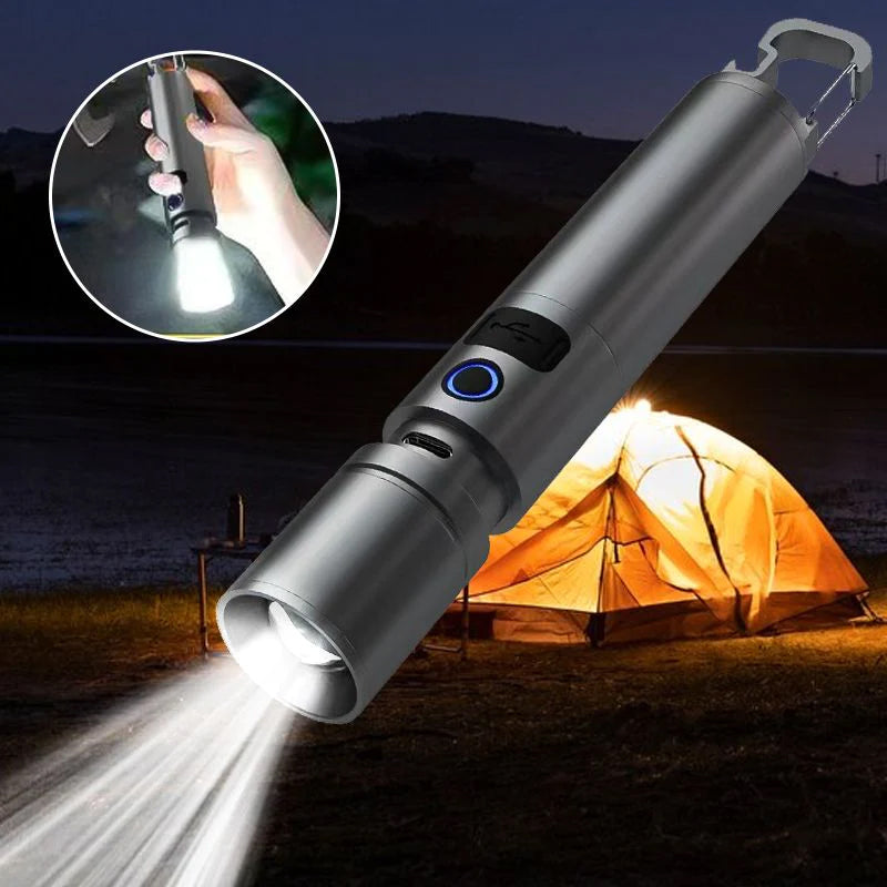 Multifunktionale weiße Laser-LED-Taschenlampe