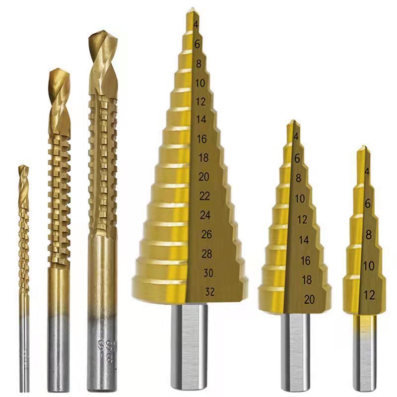 😮Stufenbohrer Nutsäge Bohrer Set(6 Stück)👍